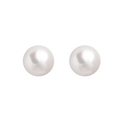 s925 silver needle steamed bun pearl earrings large earrings for women 2024 new hot style earrings light luxury high-end temperament ear jewelry