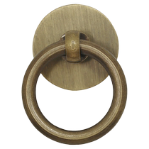 Hao Tian Fasting Chinese Bronze Ring Retro Traditional Chinese Medicine Cabinet Drawer Circle Handle Imitation Ancient Clasp Full Copper Pull Ring Ciro Handle