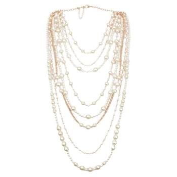 European and american exaggerated pearl necklace imitation pearl pendant for women