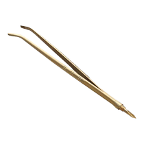 Solid copper tea clip Kung Fu tea set accessories brass tea ceremony non-slip cup clip tea drinking tools tea cup tweezers