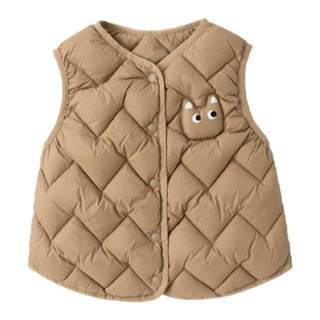 嘟嘟家宝宝羽绒马甲冬季婴儿马夹男童轻薄鸭绒衣服女童上衣冬装潮