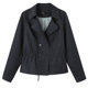 Yibai Casual Versatile Waist Short Windbreaker Jacket ສໍາລັບແມ່ຍິງ