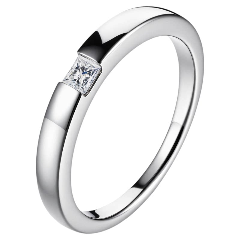 Proposal with IDO Forever cultured diamond T-square ring