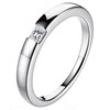 Proposal with IDO Forever cultured diamond T-square ring