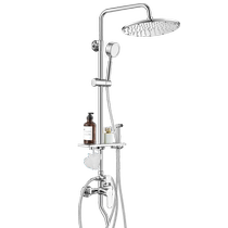 304 stainless steel shower head set bathroom toilet rain shower head bath bathroom shower booster 1384