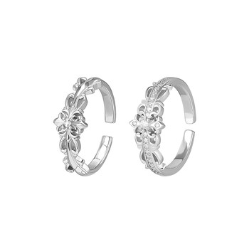 Iris ring for women niche design moissanite