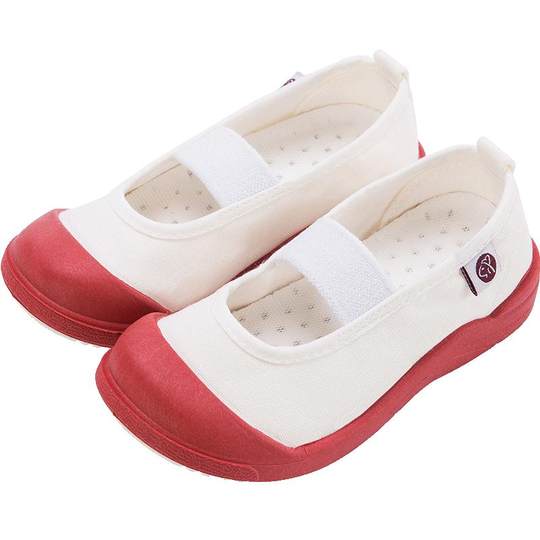 Kindergarten indoor shoes children's canvas shoes elastic band