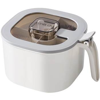 Japanese kitchen four-compartment storage integrated spice box