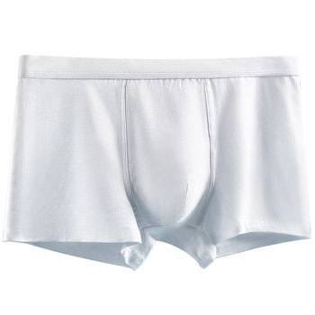 White underwear for men's pure cotton antibacterial crotch comfortable and breathable