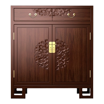 Tiger Card Safe Home Large New Chinese Retro Solid Wood Drawer Cloud Sculptures Hyun Guan Cabinet Built-in Password Fingerprint Invisible Protective Tube Box Rocking Meter for containing new products