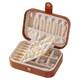 Portable jewelry storage box travel box