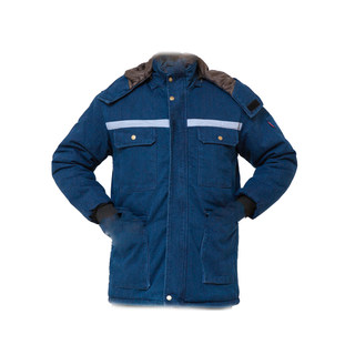 Winter denim cotton tops with cotton and thickened overalls