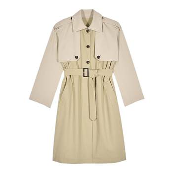 Ba&sh british style camel french coat