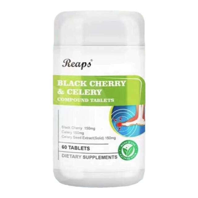Imported from the United States, Rips black cherry celery seed compound cares for middle-aged and elderly people, joints, balances acid value, is easy and healthy