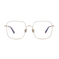 Fakeme ultra-light titanium square frame optical frame myopia neutral minimalist warm style option2023