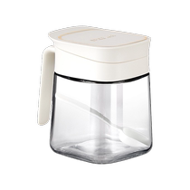 Glass seasoning box household kitchen storage box jar combination set seasoning bottle light luxury MSG salt jar seasoning jar