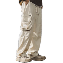 Jay Leno casual pants mens loose ins high street brand workwear pants mens summer outdoor quick-drying paratrooper pants men