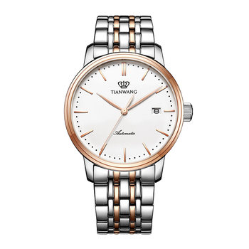 Tianwang watch steel belt mechanical movement watch simple men's watch women's watch 5934