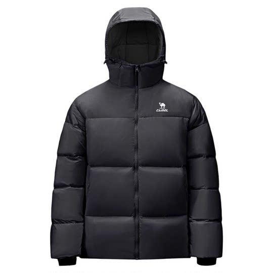 Camel Stove Sports Three-Proof Down Jacket Men's Winter Couple Thickened Hooded Waterproof Bread Down Jacket Women