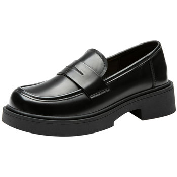 Loafers casual sweet thick heel mid heel set