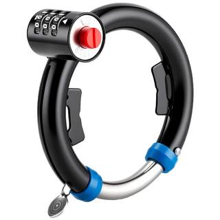 老式山地电动公路自行车锁防盗马蹄锁环形密码儿童单车专用固定式