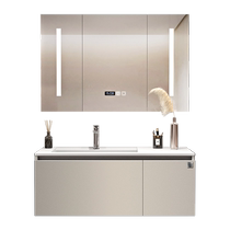 Gujia Home Light Luxury Bathroom Cabinet Hand Wash Basin Cabinet Combination Bathroom Integrated Basin Wash Table Bathroom Cabinet