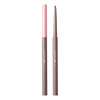 Orange small butter eyeliner gel pen lying silkworm pen down to