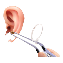Baby ear scoop luminous visible ear scoop baby special soft head earwax cleaning artifact childrens ear pick lamp