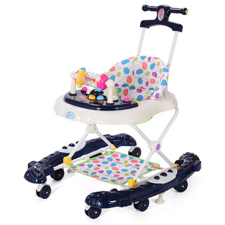 Baby walker with anti-o-legs for learning to walk and sit on