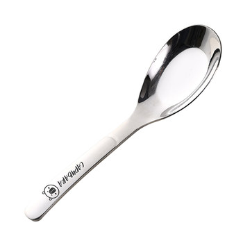 Kapibala 316 stainless steel western food spoon flat bottom spoon food grade household spoon special soup spoon