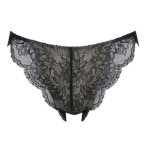 Wacoal Wing Panties Womens Seamless Lace Breathable Spring and Summer Thin Low-waisted T-Pants Chou