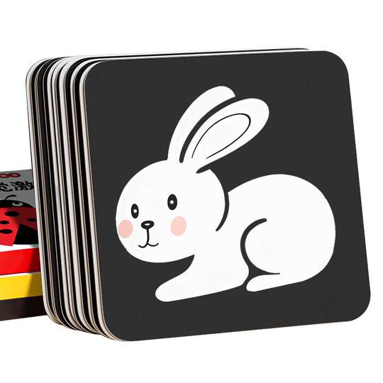 Black and white card baby early education card newborn child toys