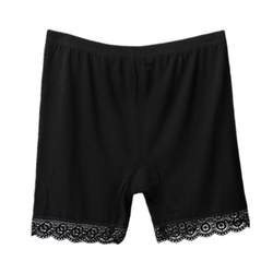 Safety pants, anti-exposure, women's summer wear, fat mm, modal lace three-quarter length leggings, thin large size shorts