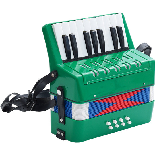 Mini Children's Accordion Puzzle Instruments Toys Music Early Education Festival Gift 7-key Bass 17-key Musical Instruments