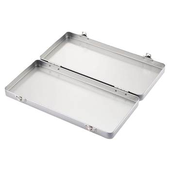 Flip iron box stationery box pigment pencil box