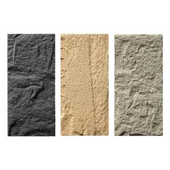 Cultural stone pu stone skin simulated rock slab decorative material