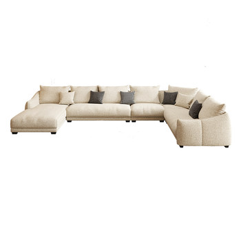 Ddc modern simple corner fabric sofa