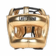 Boxing head guard crossbar closed professional fighting