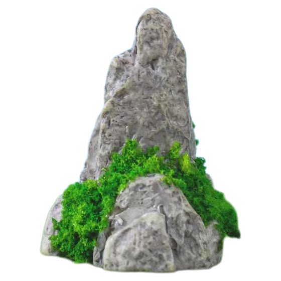
Micro-landscape creative simulation rock waterfall strange stones, moss gardening and landscaping DIY decoration accessories small ornaments