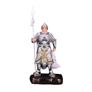 General Zhao Zilong Sculpture Statue, Three Kingdoms Character Zhao Yun, Five Tiger Generals, Changshan Zhao Zilong Buddha Statue, Deity Figurine