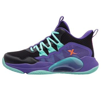 Xtep children's autumn and winter new boys' basketball shoes professional velvet sports shoes sports cotton shoes sneakers children's shoes