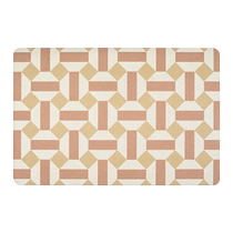 (self-employed) absorbent anti-slip mat washstand Kitchen Shower Room Bathroom Upholstered Retro Gaggi Mat Bathroom suction cup