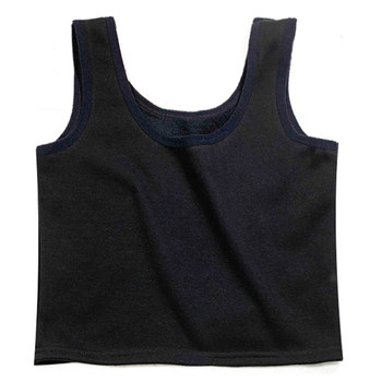 Short, Belly-Baring, Warm Vest for Women, Thickened and Fleece-Lined, Body-Shaping, Tight-Fitting Base Layer Top for Autumn and Winter, Plus Size Women