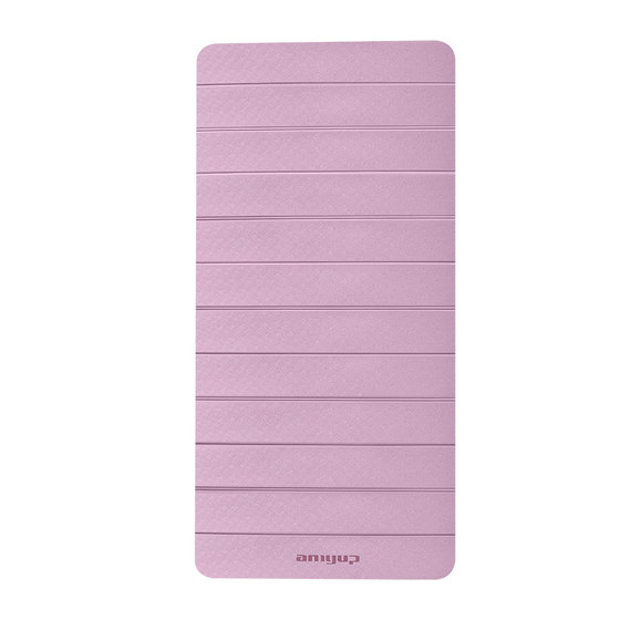 The upgraded 12-fold folding yoga mat is smaller and more portable