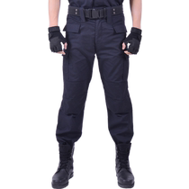 Training pants for men and women security pants training uniforms black mesh spring autumn and summer wear-resistant pants loose overalls military pants