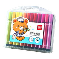 Able Water Colour Pen 36 Coupepinceau de couleur Enfants lavables Maternelle Maternelle Suit Water Couleur Pen Suit Fine Art Special 24 Couleur Dessin de couleur Stylo Sécurité Colored Pen Élémentaire Élémentaire 12 Couleur 48 Cubs