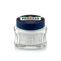 (Self-operated) PRORASO Mens Pre-Shave Massage Cream Aloe Scented Italian Imported Cleansing Milk 100ML