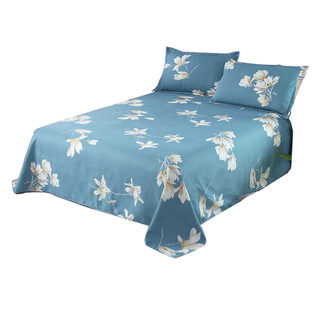 床单三件套双人被单枕套亲肤磨毛抗单人床四季通用学生宿舍单子秋