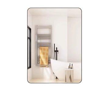 Bathroom mirror without punching and pasting make-up mirror toilet toilet sink vanity bathroom wall-mounted bathroom mirror