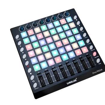 laun electronic sound pad chpad vibrato beginner midi controller disc instrument midi keyboard dj arranger